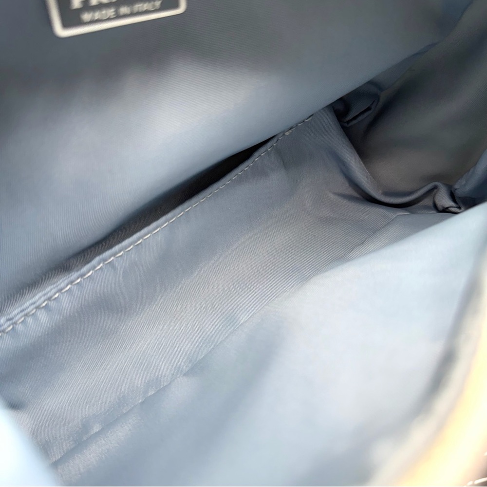 Prada Vintage Mini Nylon Tessuto Hobo in Blue - Picture 10 of 12